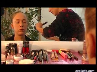 Strip tease video of a pretty skinny French blond teen Teen!-0