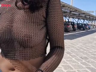 [GetFreeDays.com] I flash my tits in the center of a busy city. See-through blouse, visible breasts and erect nipples Adult Film March 2023-6