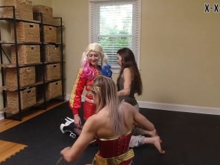  Lora Cross   Bondage Lora Cross Bts Wonder Woman And Harley Quinn Capt-0