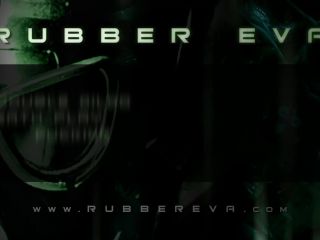 online video 12 RubberEva - Rubber Eva - Double Dildo Breath Play Fucking Part 01 on fetish porn breath hold fetish-0