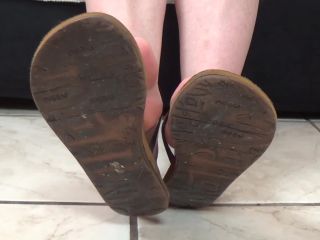 porn clip 23 Old Dirty Flip Flops - shoe - fetish porn mz berlin femdom-1