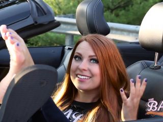 adult clip 24 THE BABS - ASK BECKY for SEXY FEET In The BackSeat on pov julia ann foot fetish-3