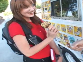 GIRLS LIKES ICE CREAM Scene2_Slim Busty Redhead Enjoys Sex In The Ice C-0