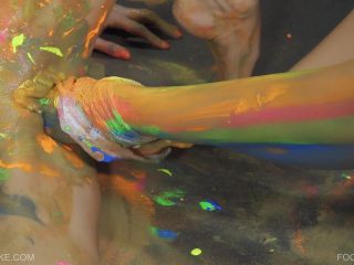 xxx clip 44 Foot Painting on femdom porn samantha mack femdom-5