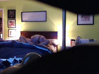 Hidden cam fucking my wife with a creampie ending!-8