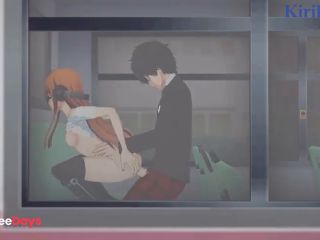 [GetFreeDays.com] Futaba Sakura and Ren Amamiya have deep fucking on the bus. - Persona 5 Hentai Adult Stream June 2023-9