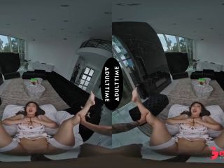 [GetFreeDays.com] UP CLOSE VR - POV Stacked Cock Hungry Babe Nicole Doshi Titty Fucks You Then Wildly Rides You Adult Stream January 2023-8