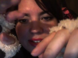 Asmr tickling you with fur gloves rolwplay-7