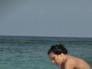 Topless beach mood-3