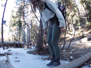 Femdom porn  Molly Pills  Slutty Hiker Loves Anal Plug Sex Molly Pills Public Creampie Pov-0