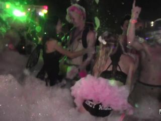 Filming in Key West Strip Club then Going to a Wild Foam Party Fantasy Fest 2014 BigTits!-6