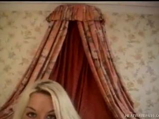 Blond Tart In Stockings Takes Deep Dick Tickling!-3