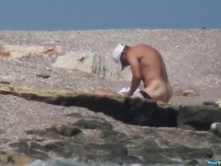 Couple fucking in beach Nudism!-5