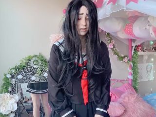 Model Hub - THE CREEPY GIRL FROM SCHOOL GETS YOU TO HERSELF YANDERE JOI - INDIGO WHITE - Cosplay-1