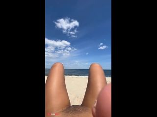 [GetFreeDays.com] public pussy flashing at the nude beach spreading my legs open when people walk by Adult Stream April 2023-0