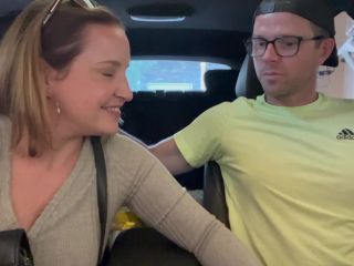 PilatesMilf - Stepmom Gets Railed in Car by Stepson - Creampie-2