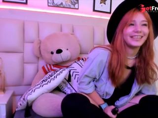 [GetFreeDays.com] Beautiful horny redhead with a cute face gets very horny and wants to masturbate in bed Sex Clip March 2023-1