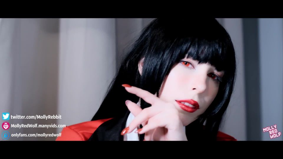 Lost her body at cards. Yumeko Kakegurui cosplay Cosplay!