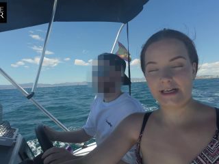 Hermione Potter - A boat, a facial, and a cumwalk on the balcony. Everyone can see me. Adult VLOG! 1080P - Cum walk-5