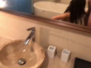 [Amateur] Classy bathroom sex with babe | delicious handjob & blowjob-3