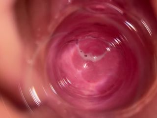 Cute PussyCamera deep inside Mia's vagina-1