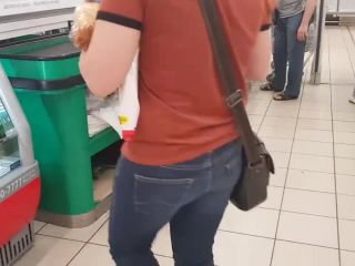 Public flashing ass and pussy in upskirt-3