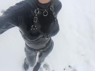 video 21 furry porn bdsm femdom porn | BondageLife – Snow Day (Latex Edition) – Rachel Greyhound | rachel greyhound-2