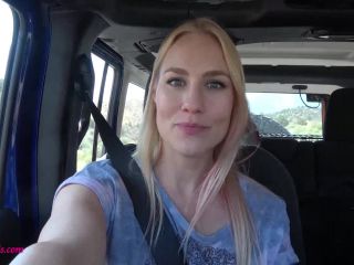 clip 25 CAR TRIP CUCK - SEXY CUCKTRESS JOLENE HEXX TAUNTS YOU ON THE ROAD, femdom handjob hd on fetish porn -0