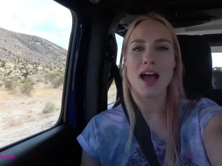 clip 25 CAR TRIP CUCK - SEXY CUCKTRESS JOLENE HEXX TAUNTS YOU ON THE ROAD, femdom handjob hd on fetish porn -9