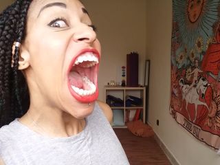 My big mouth and fat tongue Black!-4