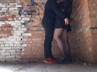 [Amateur] fucking guy's ass in an abandoned building (pegging)-2