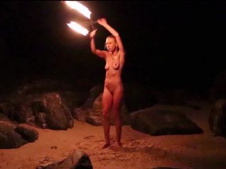 Mistress Alana - Nude Fire Dancing(Femdom porn)-2