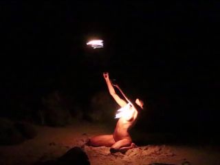 Mistress Alana - Nude Fire Dancing(Femdom porn)-5