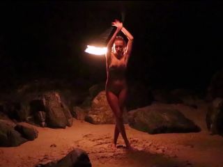 Mistress Alana - Nude Fire Dancing(Femdom porn)-7