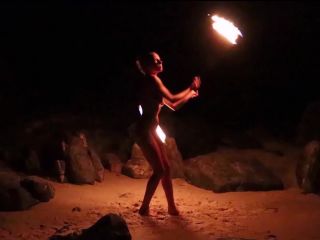 Mistress Alana - Nude Fire Dancing(Femdom porn)-8