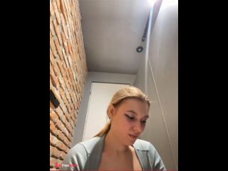 [GetFreeDays.com] Anal fuck in the toilet. Fingering pussy. A passerby saw me jerking off Porn Film June 2023-3