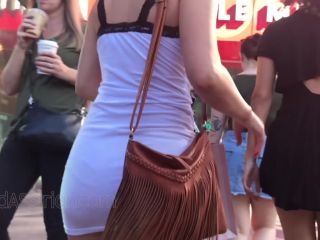 CandidCreeps 884 Dress Too Short in Public Ass Hanging Out Bo-4