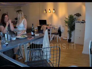Reallifecam - Guest Girls Lick Each Other And Kiss In Kitchen On The Table 08.06.2024 10.06.2024 - Amateur-2