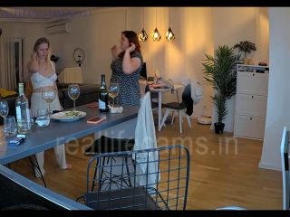 Reallifecam - Guest Girls Lick Each Other And Kiss In Kitchen On The Table 08.06.2024 10.06.2024 - Amateur-8