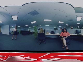 ADAM & EVE  VR FOUR HOT LESBIANS FUCK IN THE OFFICE-0