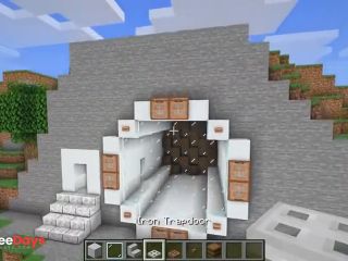 [GetFreeDays.com] How to build a Modern Cave House in Minecraft Adult Clip April 2023-5
