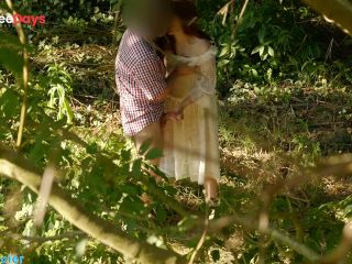 [GetFreeDays.com] He looks at her in the forest and they make love against a tree. Voyeur and exhibitionist Porn Film May 2023-7