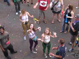 Mardi Gras 2017 From Our Bourbon Street Apartment Girls Flashing For  Beads-0