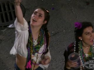 Mardi Gras 2017 From Our Bourbon Street Apartment Girls Flashing For  Beads-4