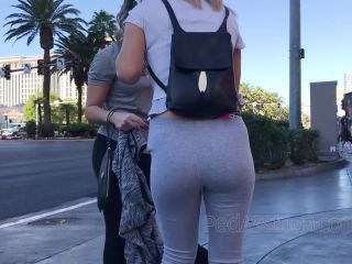 CandidCreeps 863 Dog Walker Thong Slip Leggings Public Dog Th-3