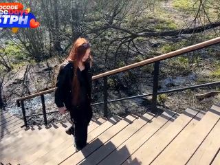 [GetFreeDays.com] Wild Forest Encounter Ginger Beauty Red Hair Gives an Extreme Public Blowjob... Sex Stream November 2022-2