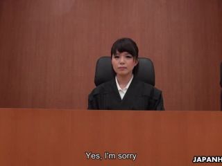 Shiori Uehara and Sena Sakura are fucked in a court room!!!-0