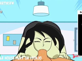 [GetFreeDays.com] Shego Deepthroat Sloppy Blowjob Cumshot - Hole House Adult Clip February 2023-5