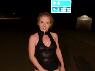 adult video clip 42 MyDirtyHobby – Mia_Adler – Truckstop Sperm Walk, hairy amateur pics on public -8