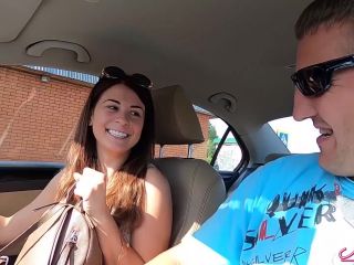 Brunette Paid Taxi Driver Blowjob And Hard Rough Sex  Cum Inside 1080p-9